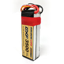 DXF Lipo Battery 3S 11.1V 3500mAh 150C GoldSeries Graphene Softcase with EC5 / T / TRX / XT60 / XT90 / XT150 / Q8s Plug for RC 1/8 1/10 Buggy Truck Car Off-Road Drone