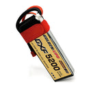 DXF Lipo Battery 2S 7.4V 5200mAh 100C GoldSeries Graphene Softcase with EC5 / T / TRX / XT60 / XT90 / XT150 / Q8s Plug for RC 1/8 1/10 Buggy Truck Car Off-Road Drone