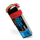 DXF LiPo Battery 3S 11.1V 10000mAh 100C Graphene Softcase with EC5 / T / TRX / XT60 / XT90 / XT150 / Q8s Plug for RC 1/8 1/10 Buggy Truck Car Off-Road Drone