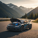 阿尔卑斯山路与1/10拉力赛车