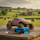 欧洲乡村田园风光与1/10卡车