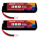 DXF 380mAh 2S 60C 7.6V Lipo Battery Pack for FPV LiPo Battery