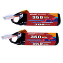 DXF 350mAh 4S 70C 15.2V Lipo Battery Pack for FPV LiPo Battery