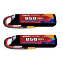 DXF 850mAh 2S 60C 7.6V Lipo Battery Pack for FPV LiPo Battery