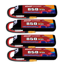 DXF 850mAh 2S 60C 7.6V Lipo Battery Pack for FPV LiPo Battery