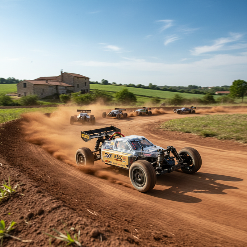 1/8 Buggy Racing Action
