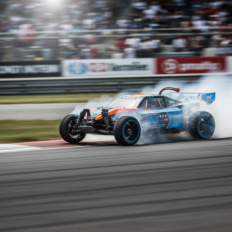 1:8 RC赛车高性能动态特写