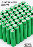 LG MJ1 INR18650-MJ1 3500mAh 10A Li-ion Battery for E-Bikes, Flashlights & DIY Battery Packs (1-100 PCS)