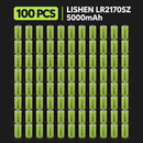 LISHEN LR2170SZ 5000mAh 15A 21700 Li-ion Cell for Protected Energy Storage, Outdoor Power & Long-Runtime Packs (1–100 PCS)