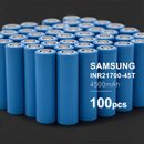 Samsung INR21700-45T 4500mAh 35A Li-ion Battery for Power Tools, RC & DIY Battery Packs (1-100 PCS)