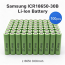 Samsung ICR18650-30B 3000mAh 6A Li-ion Battery for Flashlights, Power Banks & DIY Battery Packs (1-100 PCS)
