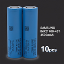 Samsung INR21700-45T 4500mAh 35A Li-ion Battery for Power Tools, RC & DIY Battery Packs (1-100 PCS)