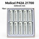 Molicel INR21700-P42A 4200mAh 45A Li-ion Battery for Power Tools, E-Bikes & DIY Battery Packs (1-100 PCS)