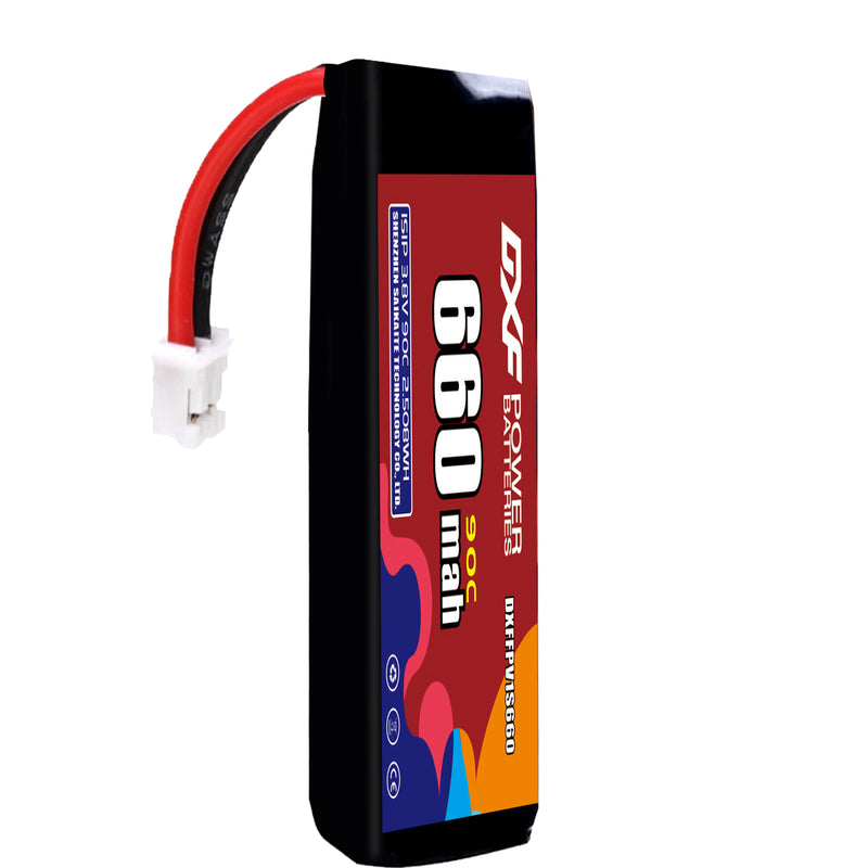 DXF 660mAh 1S 90C 3.8V Lipo Battery Pack for FPV LiPo Battery