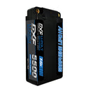 DXF LiPo Battery 2S 7.4V 5500mAh 150C Graphene Gray with 5mm Bullet / EC5 / T / TRX / XT60 / XT90 / XT150 / Q8s Plug for RC 1/10 Touring Car Racing
