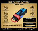 DXF 4S LiPo Battery 14.8V 10000mAh 100C with Deans/XT90/EC5 for RC 1/8 1/10 Car Truck Tank