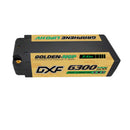 DXF LiPo Battery 2S2P HV 7.6V 6300mAh 130C Graphene NGP Plus Gold Version with 5mm Bullet / EC5 / T / TRX / XT60 / XT90 / XT150 / Q8s Plug for RC 1/10 1/8 Scale Car Racing