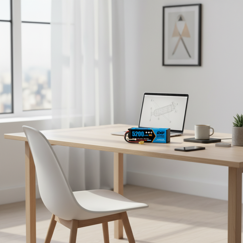 DXF Lipo Battery 4S 14.8V 5200MAH 80C  lipo Hardcase with  XT90 Plug for Rc 1/8 1/10 Buggy Truck Car Off-Road Drone