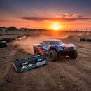 DXF 2S 7.4V 8000mAh 110C Graphene Hardcase LiPo Battery with 5mm Bullet to Deans Plug for 1/10 1/8 RC Cars, Trucks, Slash 4x4 (1-6 Pack Available)
