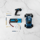 DXF 2S 7.6V 10000mAh 150C Blue Version Hardcase LiPo Battery with Deans T-Plug for 1/8 RC Cars, Boats, Trucks (1-6 Pack Available)