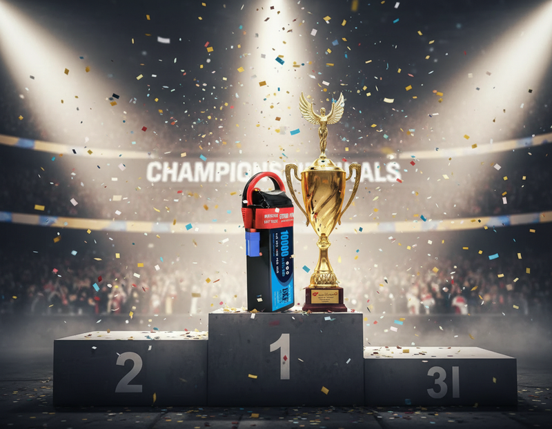 DXF 4S LiPo Battery 14.8V 10000mAh 100C with Deans/XT90/EC5 for RC 1/8 1/10 Car Truck Tank