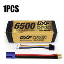 (IT)DXF Lipo Battery 4S 15.2V 6500MAH 140C GoldSeries  LCG 5MM Graphene lipo Hardcase with EC5 and XT90 Plug for Rc 1/8 1/10 Buggy Truck Car Off-Road Drone