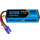 (CA)DXF 3S 5250 mAh 11.1V 140C Batteria Lipo ad Alta Capacità Hardcase con EC5  Spina per 1:8 Scala RC Auto, Multi-Rotore RC Aeroplano, RC Elicottero, RC Barca