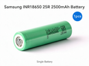 Samsung INR18650-25R 2500mAh 20A Li-ion Battery for Power Tools, Flashlights & DIY Battery Packs (1-100 PCS)