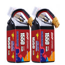 DXF 6S 22.2V 1550mAh 150C Gold Version Graphene LiPo Soft Case Battery with 12AWG XT60 Plug for RC Car Boat Airplane FPV Racing Drone (1-6 Pack Available)