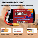 DXF 1700mAh 5S 60C 19.0V Lipo Battery Pack for FPV LiPo Battery