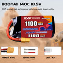 DXF 1100mAh 5S 140C 18.5V Lipo Battery Pack for FPV LiPo Battery