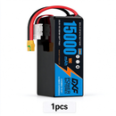 DXF 6S 22.2V 15000mAh 10C Soft Case LiPo Battery with 8AWG Wire for UAVs & Drones (1-6 Pack)