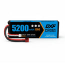 DXF LiPo Battery 2S 7.4V 5200mAh 120C Graphene Softcase with EC5 / T / TRX / XT60 / XT90 / XT150 / Q8s Plug for RC 1/8 1/10 Buggy Truck Car Off-Road Drone