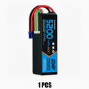 DXF 6S 22.2V 5200mAh 80C Graphene Soft Case LiPo Battery with EC5 Plug for 1/8 1/7 RC Cars, Trucks, Buggies & Boats (1-6 Pack Available)