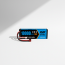 DXF 2S 7.6V 10000mAh 150C Blue Version Hardcase LiPo Battery with Deans T-Plug for 1/8 RC Cars, Boats, Trucks (1-6 Pack Available)