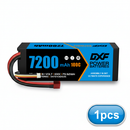 DXF BLUE Series 3S 11.1V 7200mAh 100C Graphene Hardcase LiPo Battery with Deans/T-Plug & 10AWG Wire (1-6 Pack)