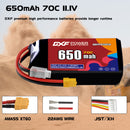 DXF 650mAh 3S 70C 11.1V Lipo Battery Pack for FPV LiPo Battery