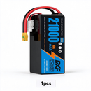 DXF 6S 22.2V 21000mAh 10C Soft Case LiPo Battery with 8AWG Wire for UAVs & Drones (1-6 Pack)