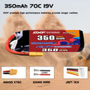 DXF 350mAh 5S 70C 19.0V Lipo Battery Pack for FPV LiPo Battery