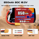 DXF 850mAh 5S 80C 18.5V Lipo Battery Pack for FPV LiPo Battery