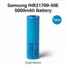 Samsung INR21700-50E 5000mAh 9.8A Li-ion Battery for E-Bikes, Flashlights & DIY Battery Packs (1-100 PCS)