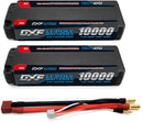 (CN)DXF Lipo Battery 2S 7.6V 10000MAH 150C 5MM  lipo Hardcase with  DEANS/T Plug for Rc 1/8 1/10 Buggy Truck Car Off-Road Drone