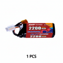 DXF 4S 14.8V 2200mAh 150C Softcase LiPo Battery with XT60 for RC Cars, Boats, Trucks (1-6 Pack Available)