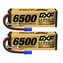 DXF LiPo Battery 4S HV 15.2V 6500mAh 140C Graphene Softcase Gold with EC5 / T / TRX / XT60 / XT90 / XT150 / Q8s Plug for RC 1/8 1/10 Buggy Truck Car Off-Road Drone