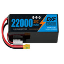 DXF LiPo Battery 12S 44.4V 22000mAh 25C Graphene Softcase Blue with EC5 / T / TRX / XT60 / XT90 / XT150 / Q8s Plug for RC Boat Drone UAV