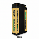 DXF 2S Shorty 7.6V 5500mAh 150C NGP PLUS Graphene Hardcase LiPo Battery with 5mm Bullet to Deans Plug for 1/10 RC Buggies, Touring Cars & Trucks (1-6 Pack Available)