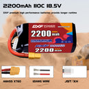 DXF 2200mAh 5S 110C 18.5V Lipo Battery Pack for FPV LiPo Battery