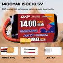 DXF 5S 18.5V 1400mAh 150C LiPo Battery for FPV Micro Drones (PH2.0 / JST / XT30 / SM / XT60 / EC5 / XT90 Options)