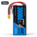 DXF SEMI-SOLID 14S 53.9V 30000mAh 15C Soft Case LiPo Battery with 8AWG Wire for Toy Cars, Boats, UAVs & Drones (1-6 Pack)