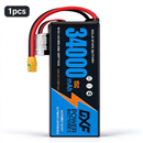 DXF SEMI-SOLID 14S 53.9V 34000mAh 15C Soft Case LiPo Battery with 8AWG Wire for Toy Cars, Boats, UAVs & Drones (1-6 Pack)